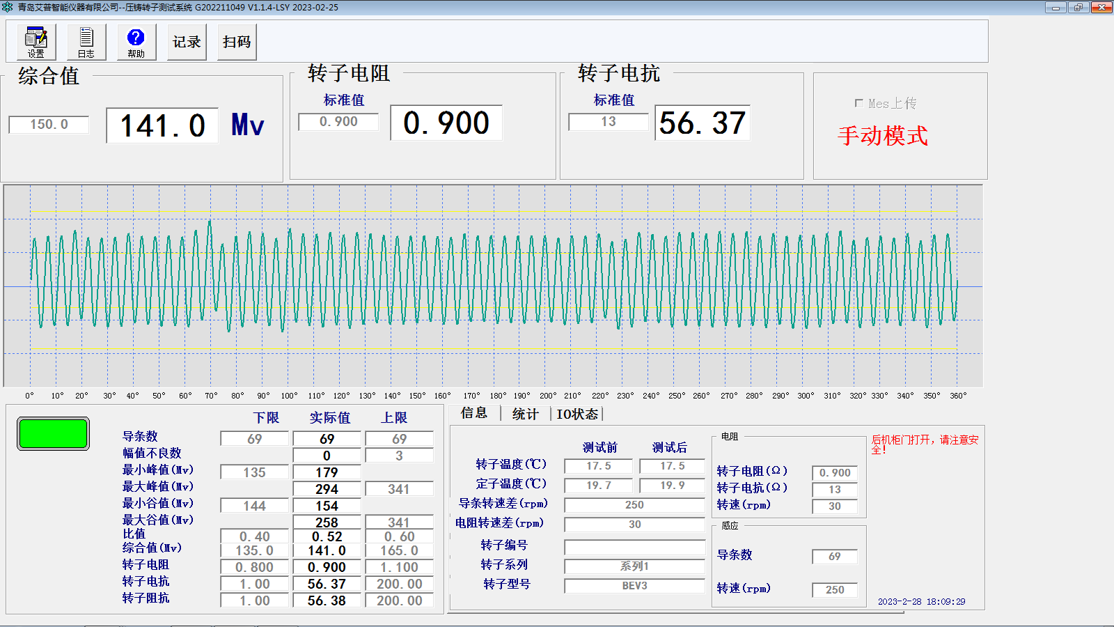 汽車電機鑄鋁轉子測試系統(tǒng)—AIP艾普